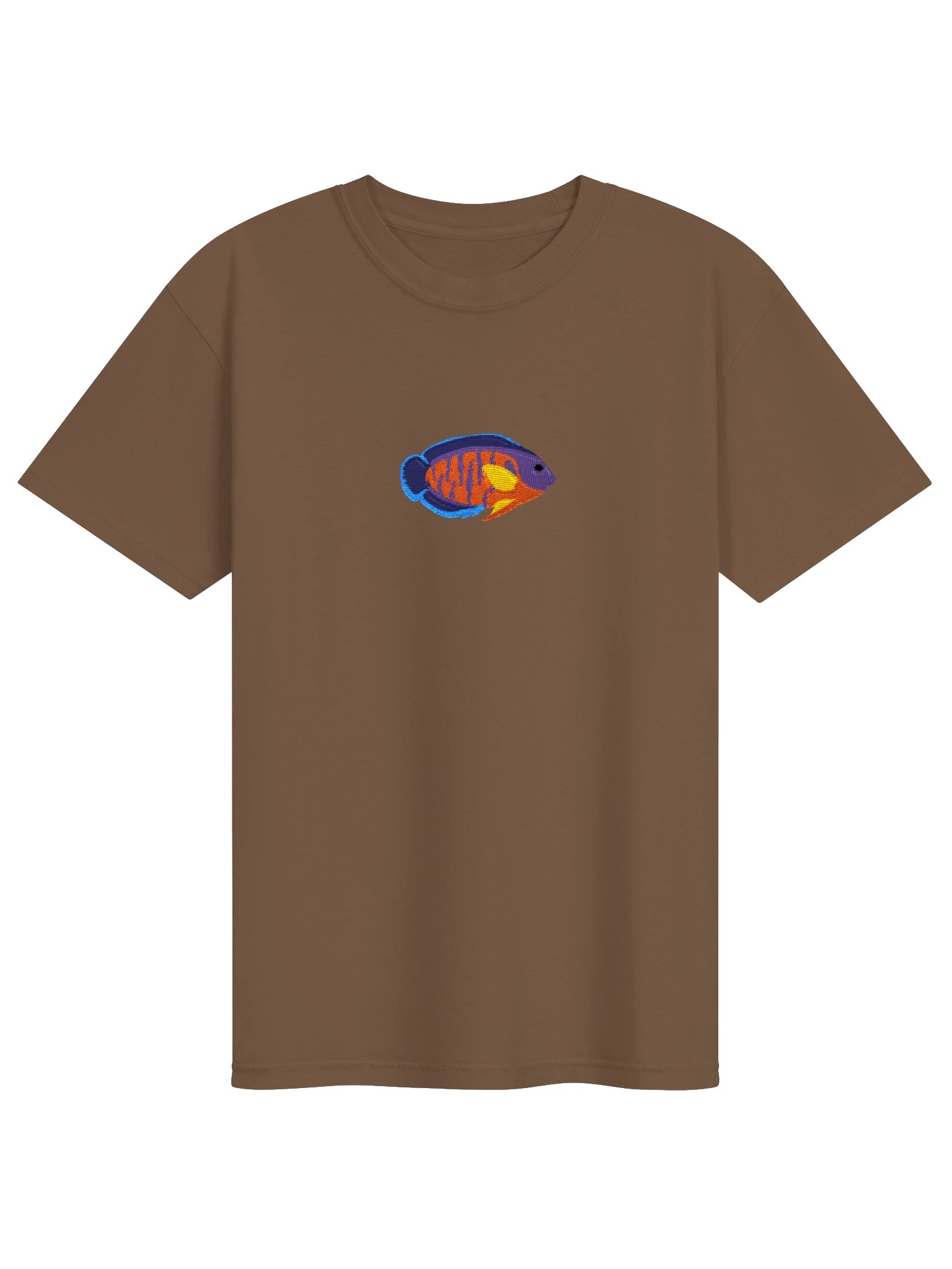 Coral Beauty Angelfish Embroidered Shirt | Centropyge bispinosa Reef Fish Tee | Saltwater Aquarium Apparel product image (5)