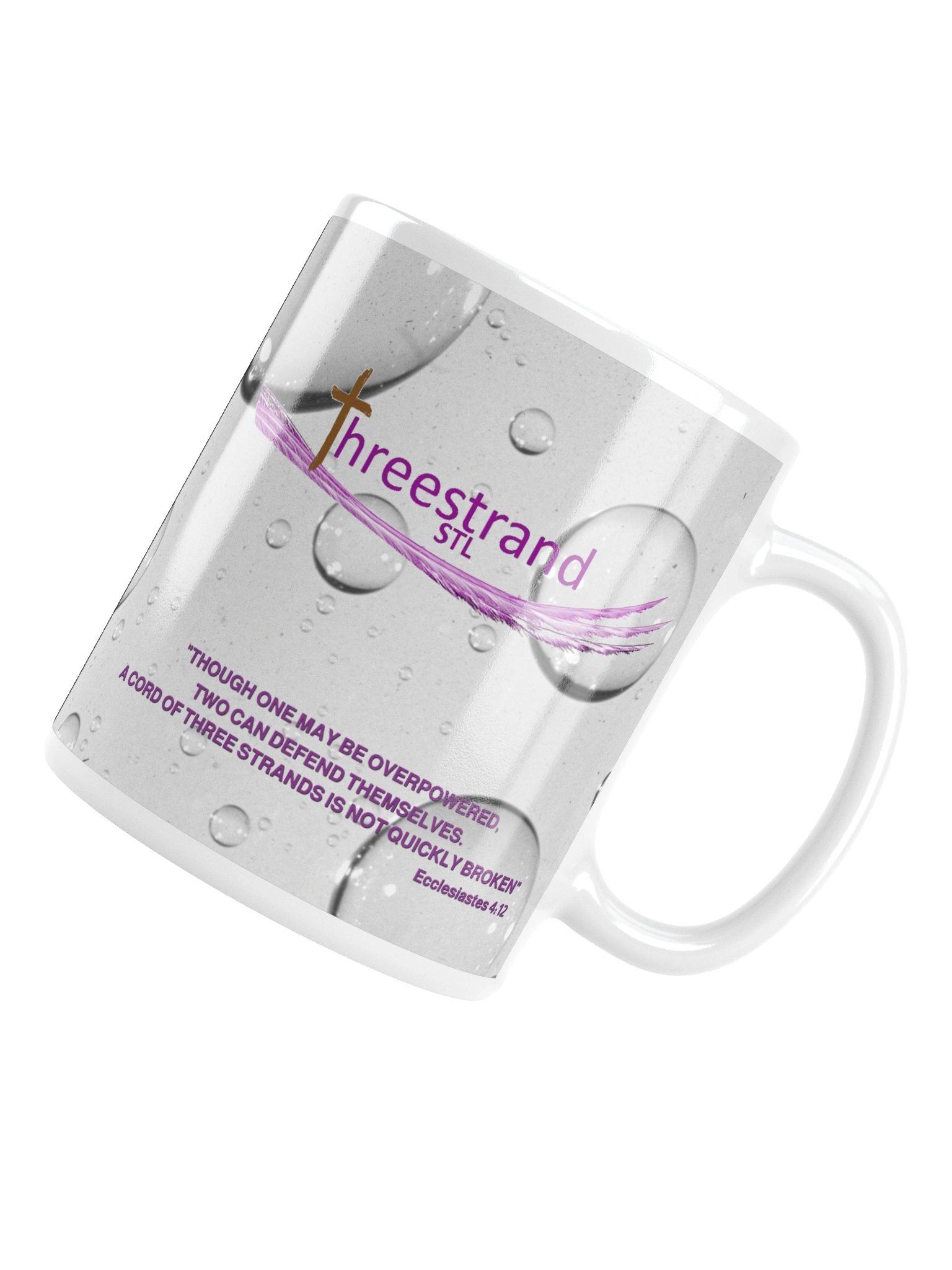 Threestrand White Glossy Mug product image (13)