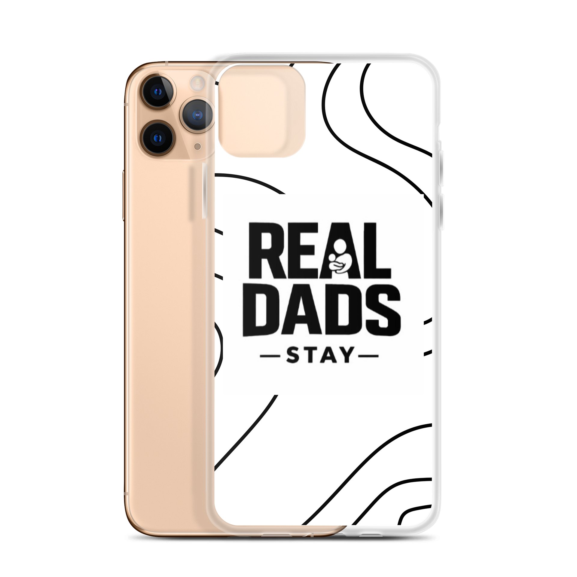 Real Dads Stay iPhone® Case product image (2)