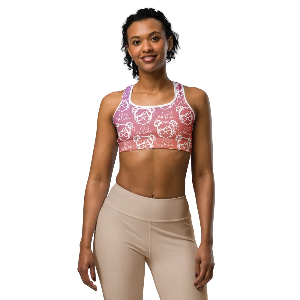JustCabrian Ombre Sports Bra product image (1)