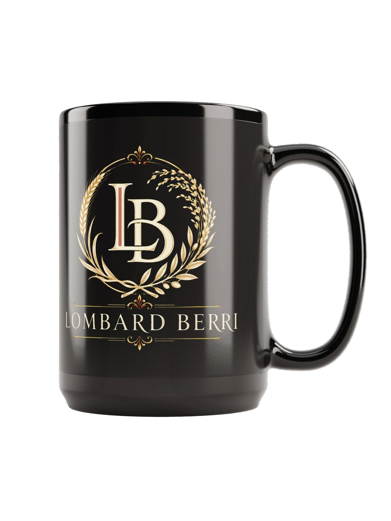 Sigillo Lombardo — LB Black Mug product image (3)