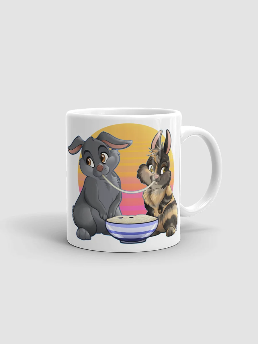 Maple & The Tramp Sunset White glossy mug product image (3)
