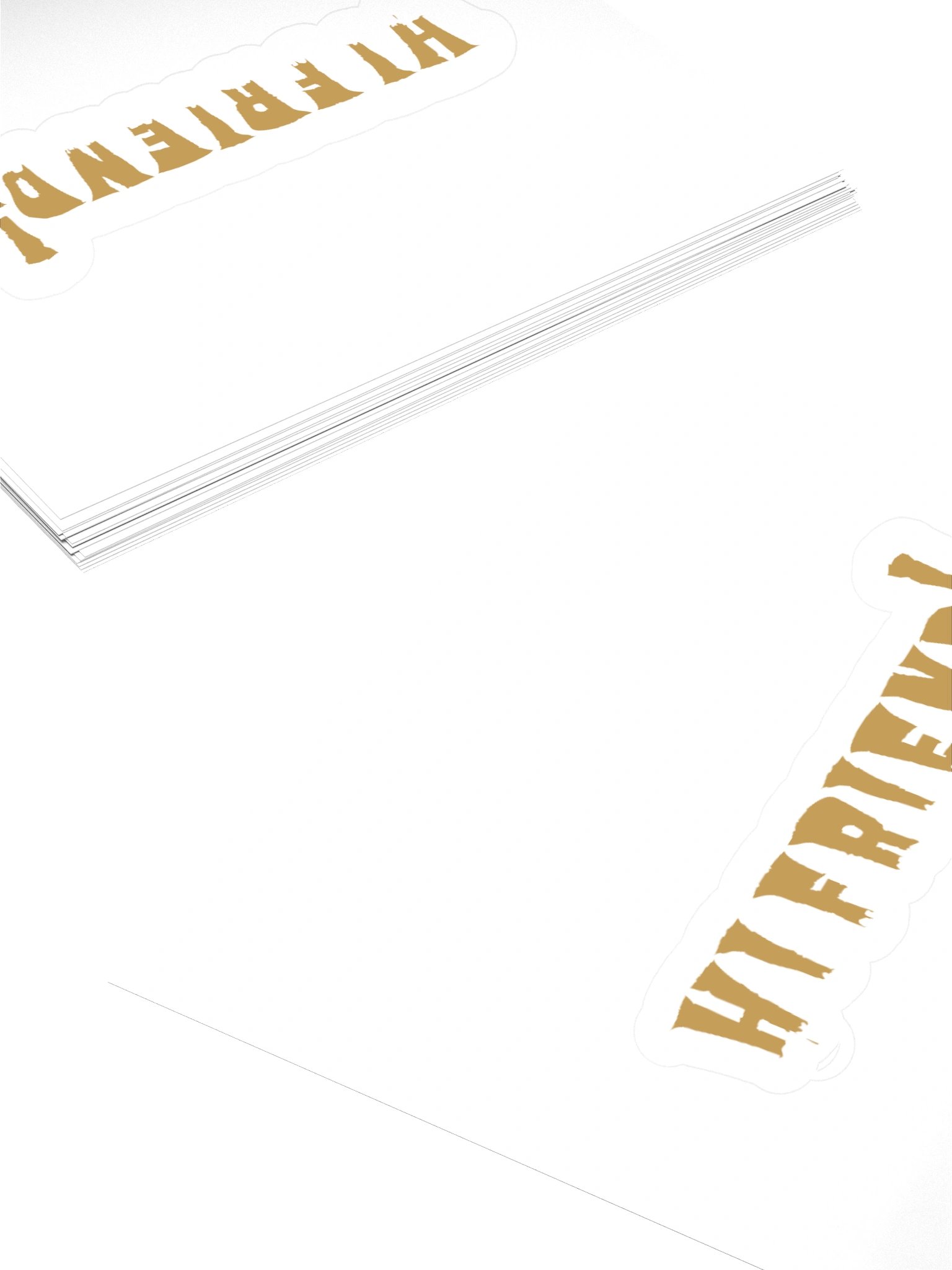"Hi Friend!" Sticker product image (15)