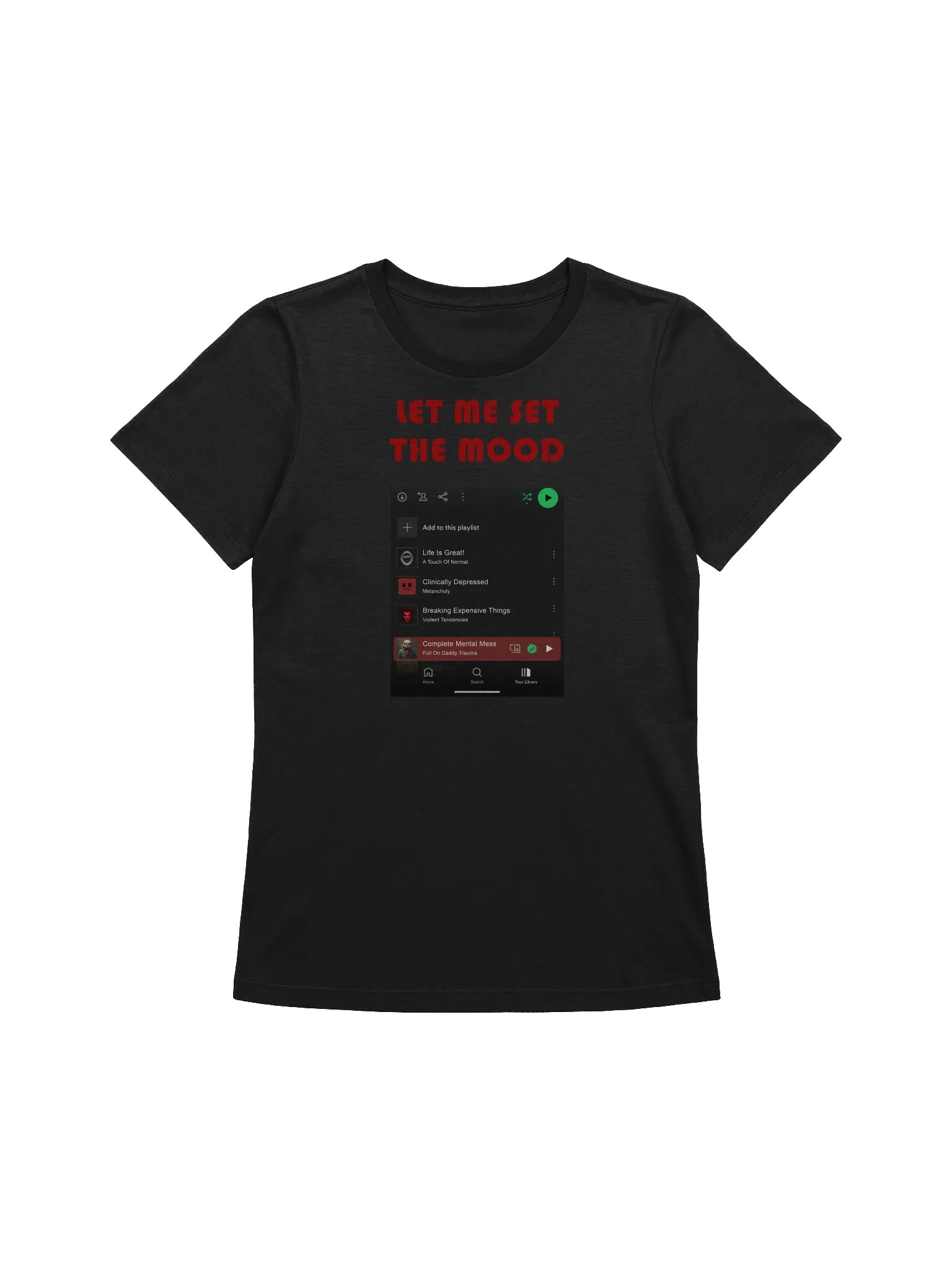 Personality Playlist Women's Tshirt product image (2)