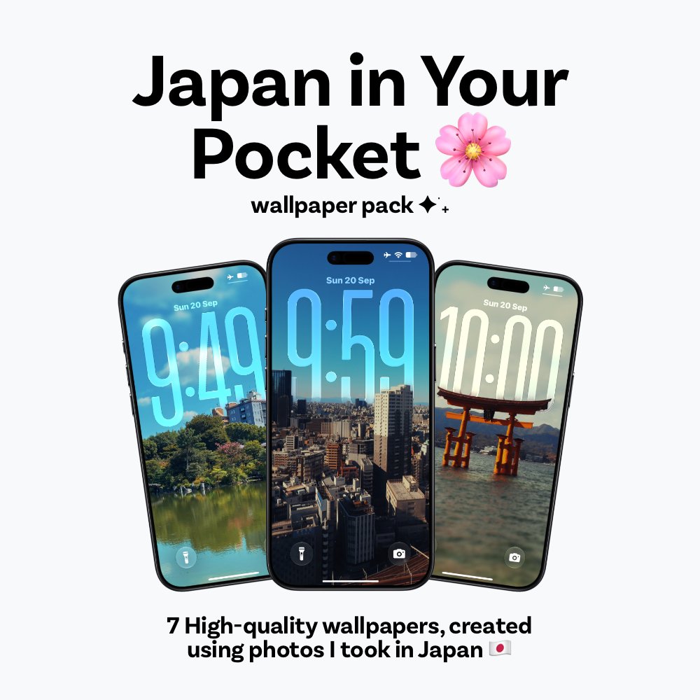Japan in Your Pocket 🌸 | Wallpaper Pack product image (1)
