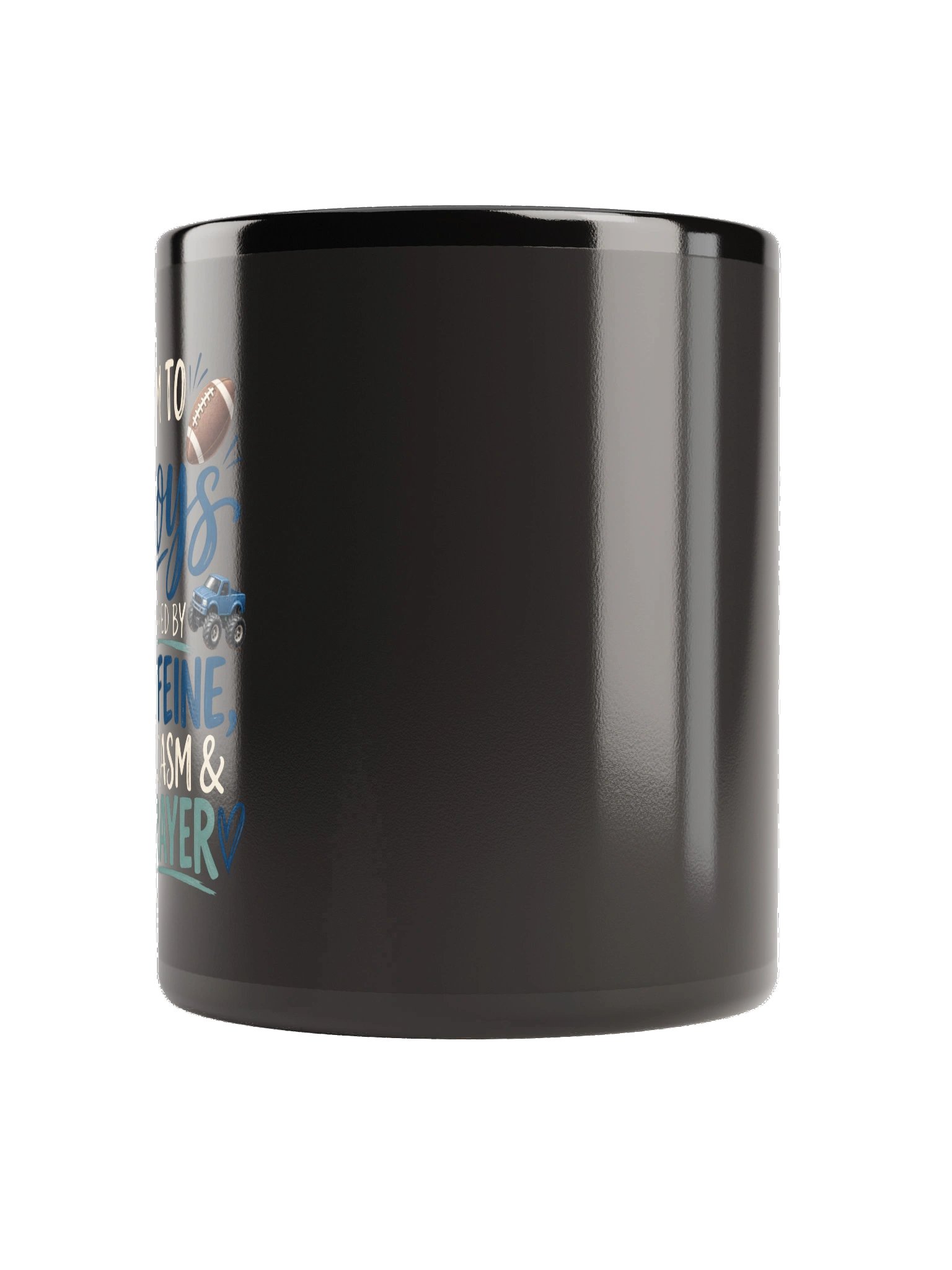 Mom to Boys—Caffeine, Sarcasm & Prayer Coffee Mug product image (4)