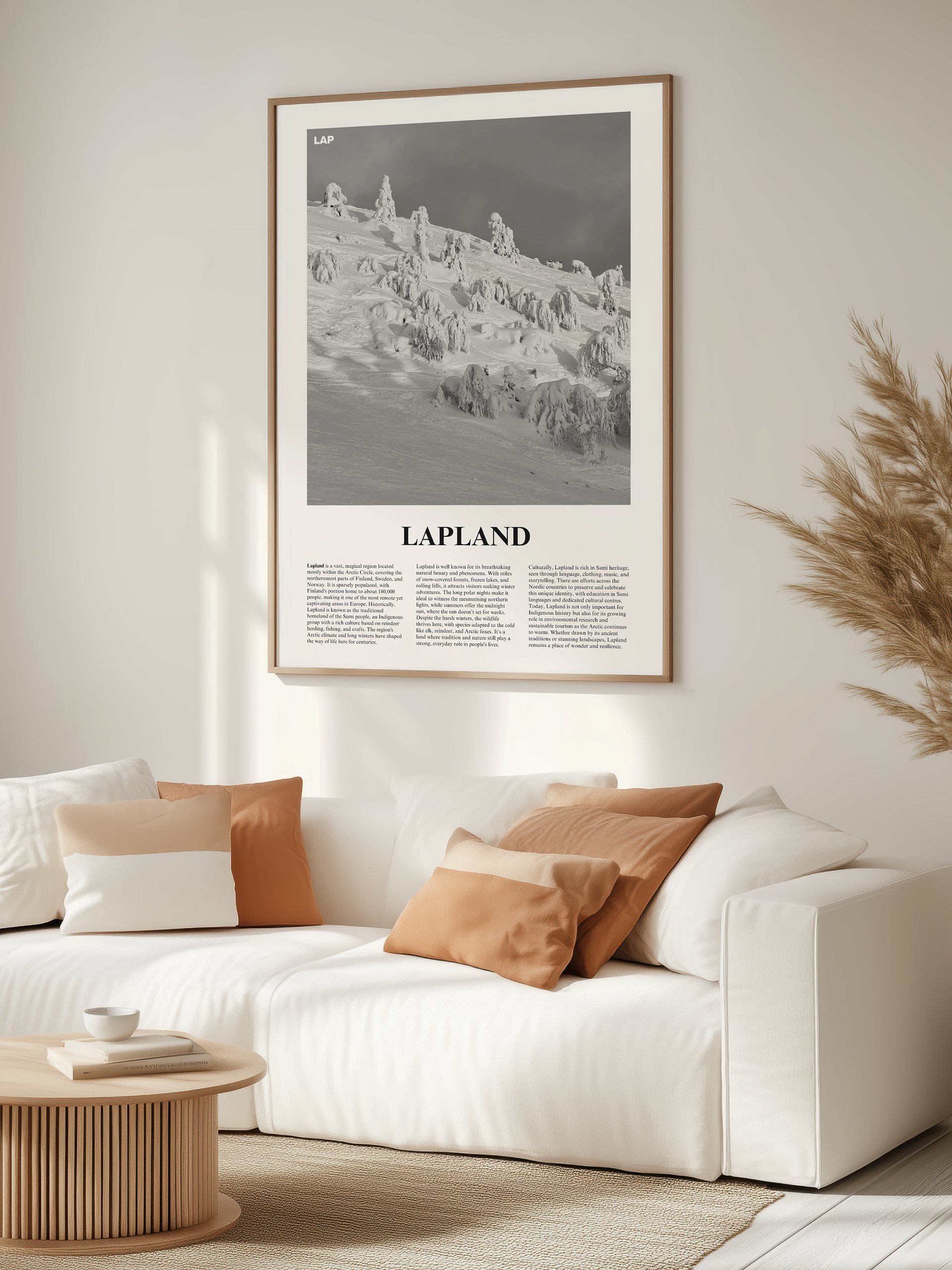 Lapland 02 Newspaper Poster | Framed product image (3)