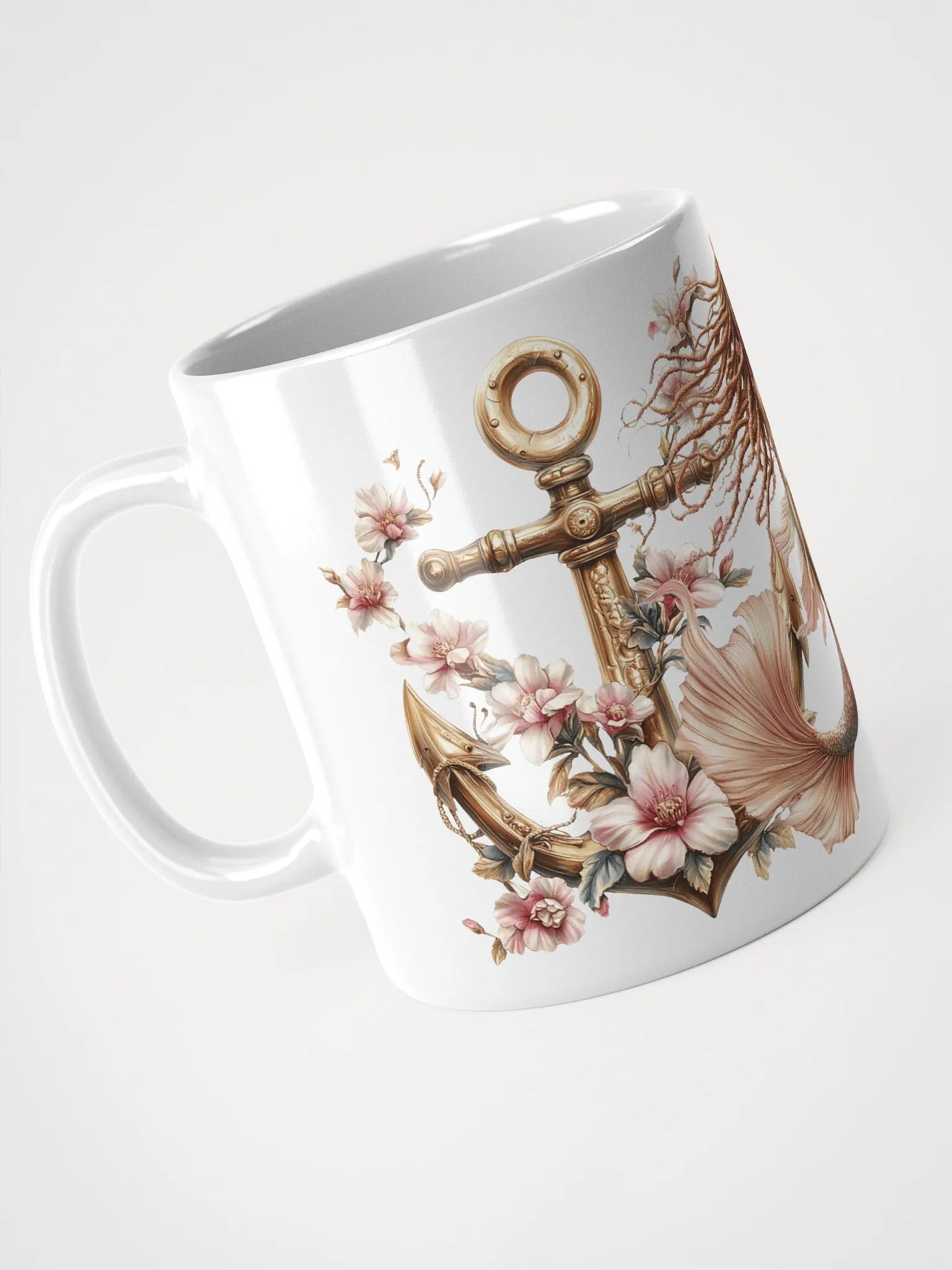 Enchanting Mermaid and Seahorse Mug product image (3)