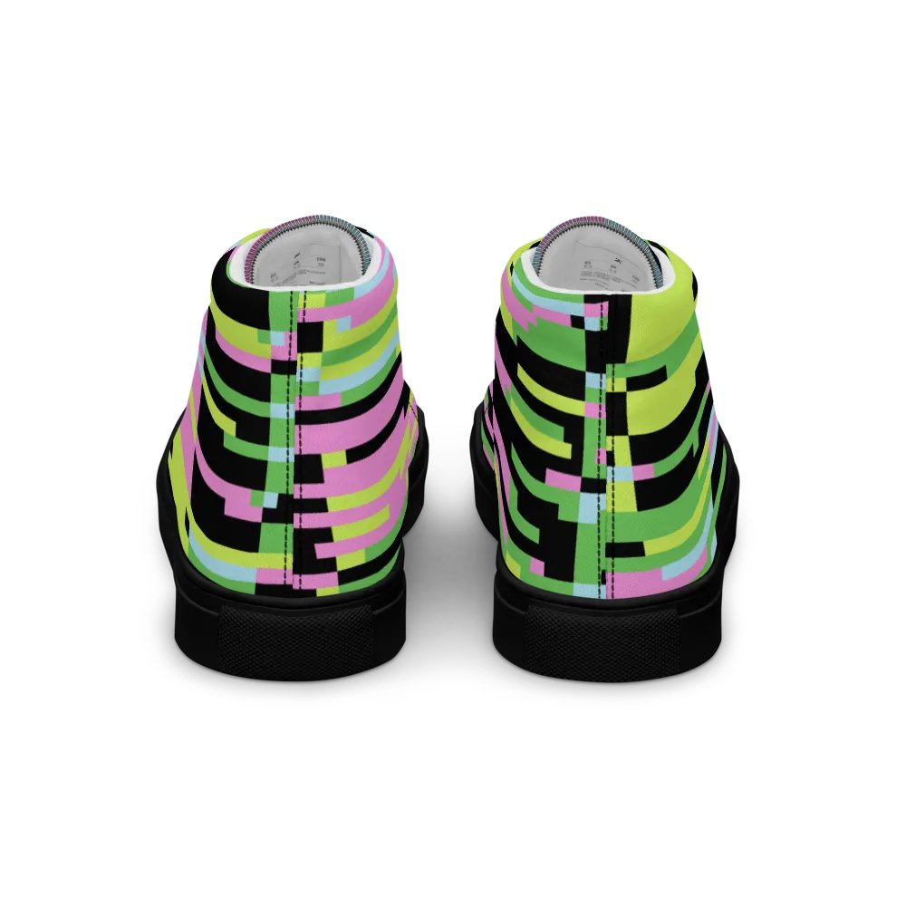 Colorful Retro Grid High Tops product image (13)