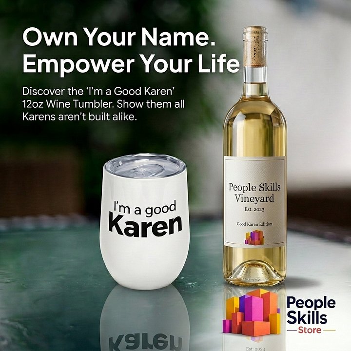 12 oz Wine Tumbler - I'm a Good Karen product image (2)