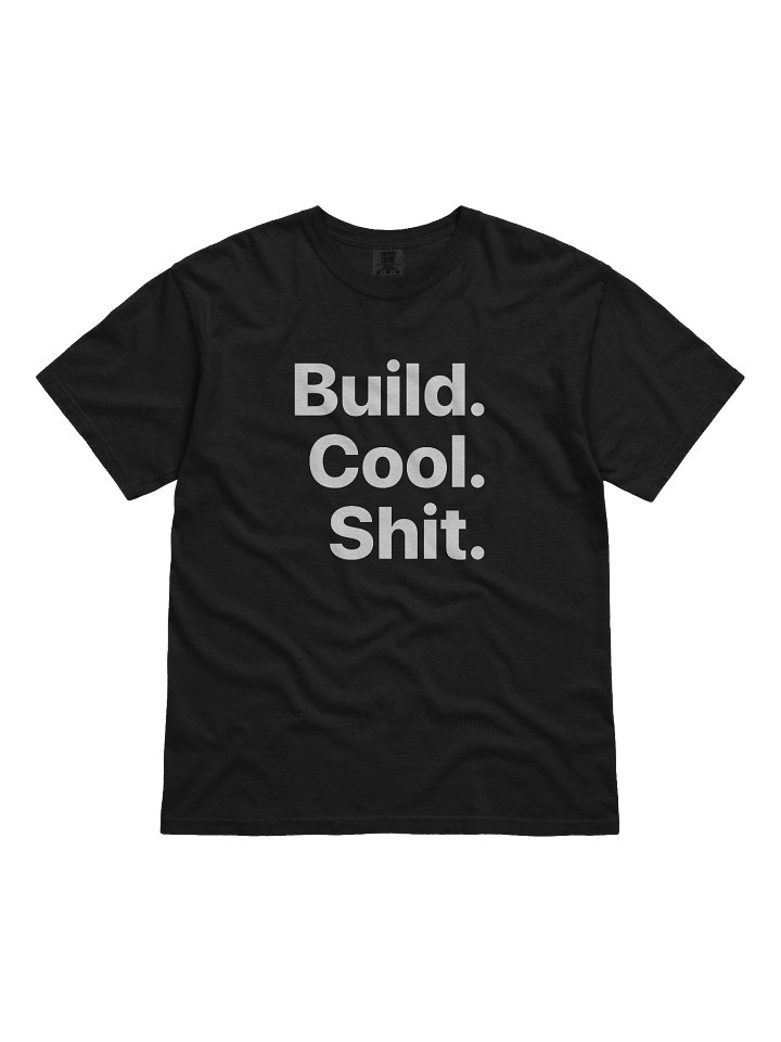Build Cool Shit Tee, Dark Colors product image (1)