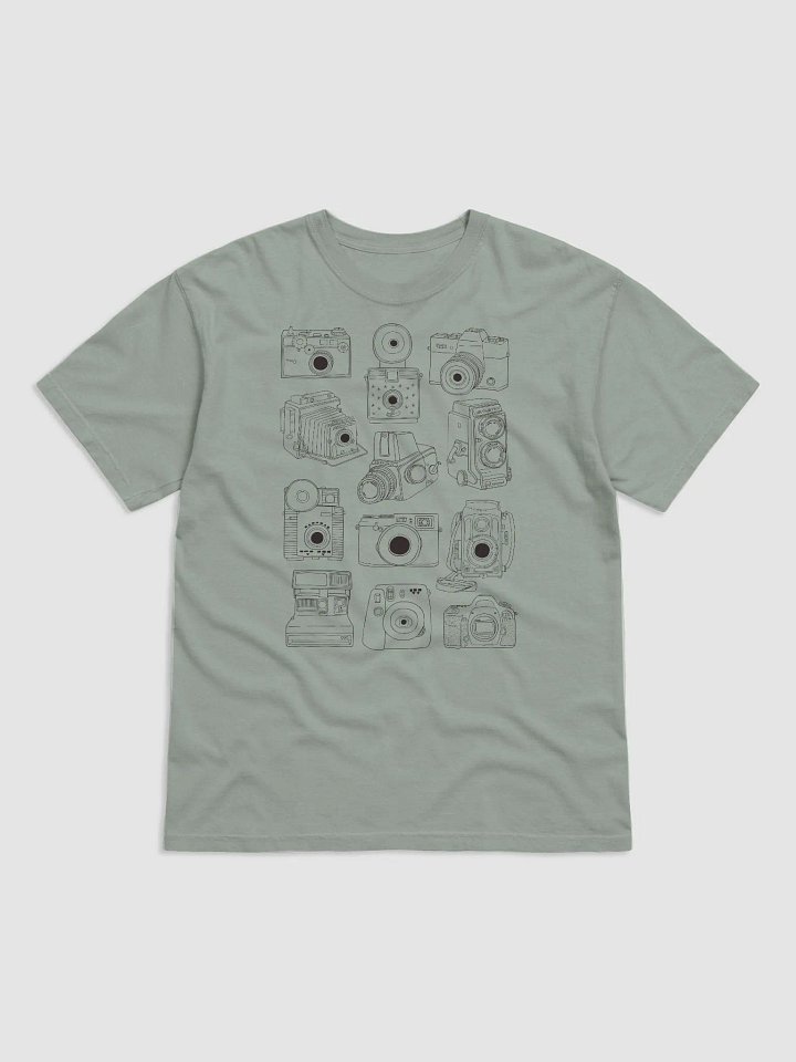 Vintage Photography and Cameras T-Shirt | Vintage-Style Dark and Light Academia Shirt for Photography and Camera Enthusiasts product image (2)