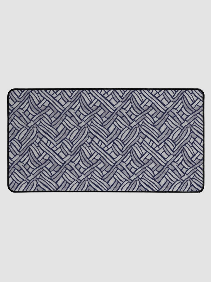 Grey Rectangles Desk Mat product image (1)