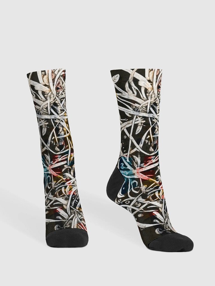 Eco-Chic Artistic Crew Socks product image (2)