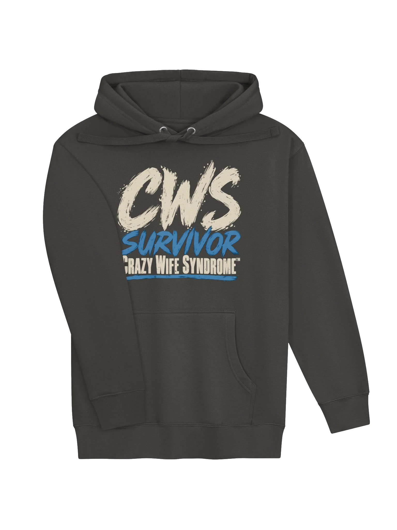 CWS Survivor Hoodie — Crazy Wife Syndrome™ | Vintage Black product image (3)