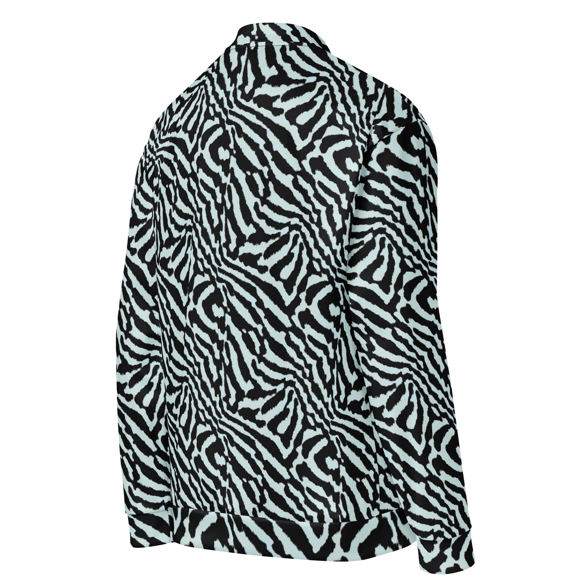 Blue Zebra Bomber Jacket product image (4)