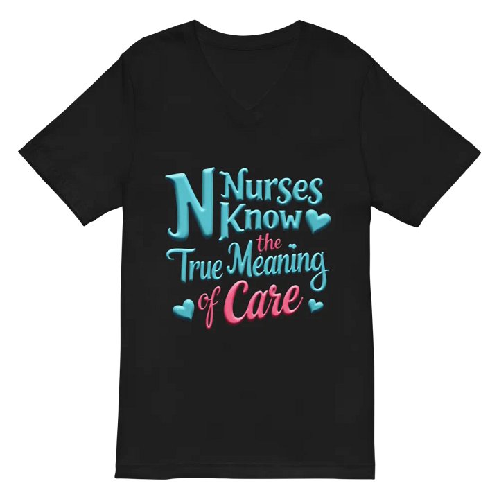 Nurse's Care Multicolored V-Neck Tee product image (3)