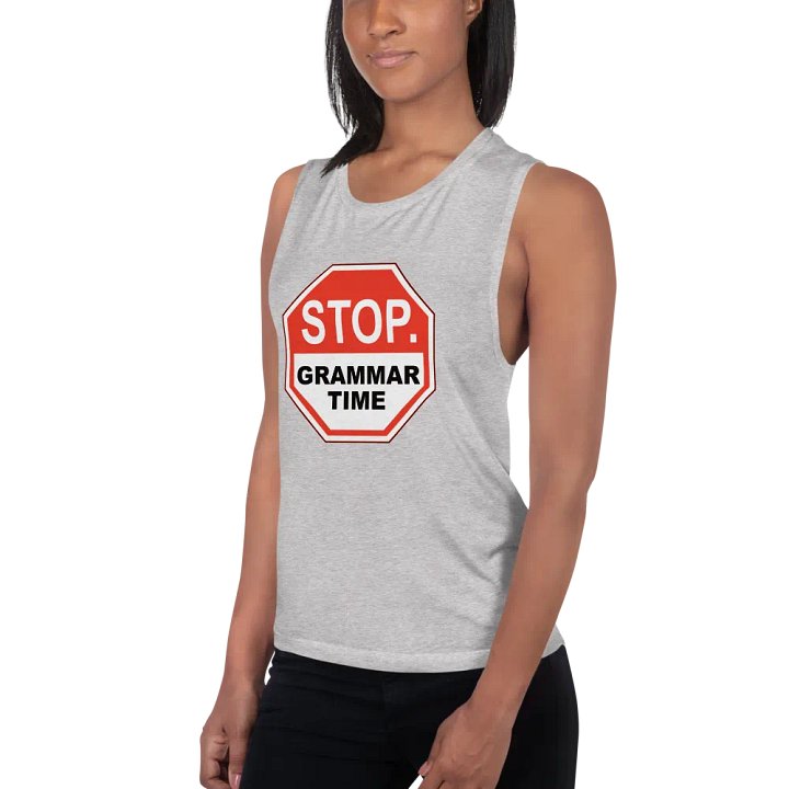 Grammar Time: Muscle Tank product image (11)