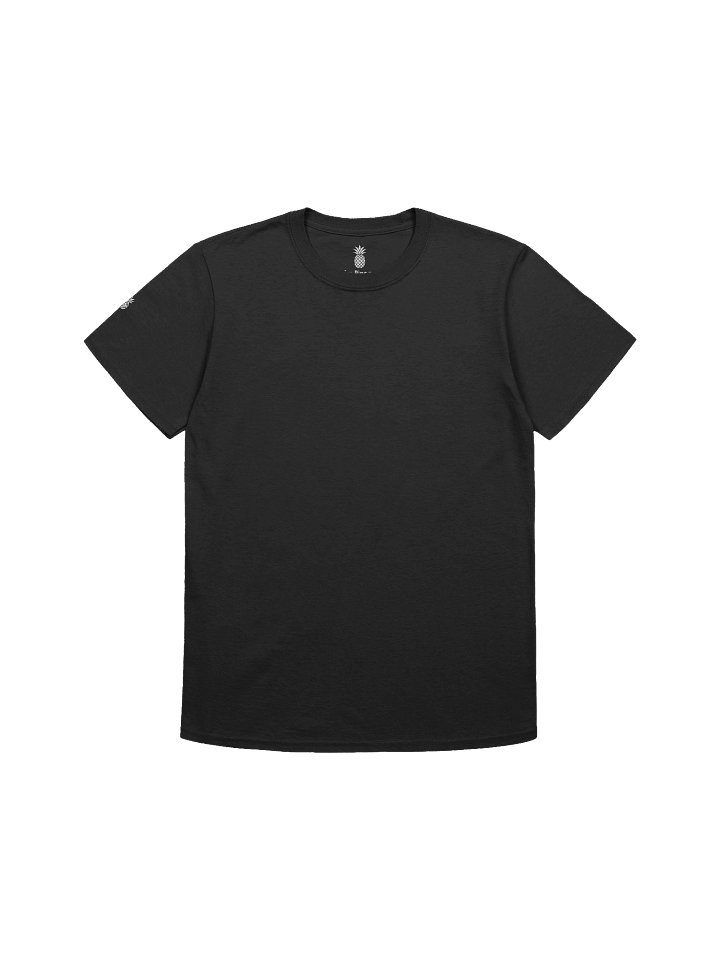 Relaxed Fit Lightweight Lucky Pineapple® Minimalist Sleeve Solid Color Unisex T-Shirt (Black & Dark Colors) product image (7)