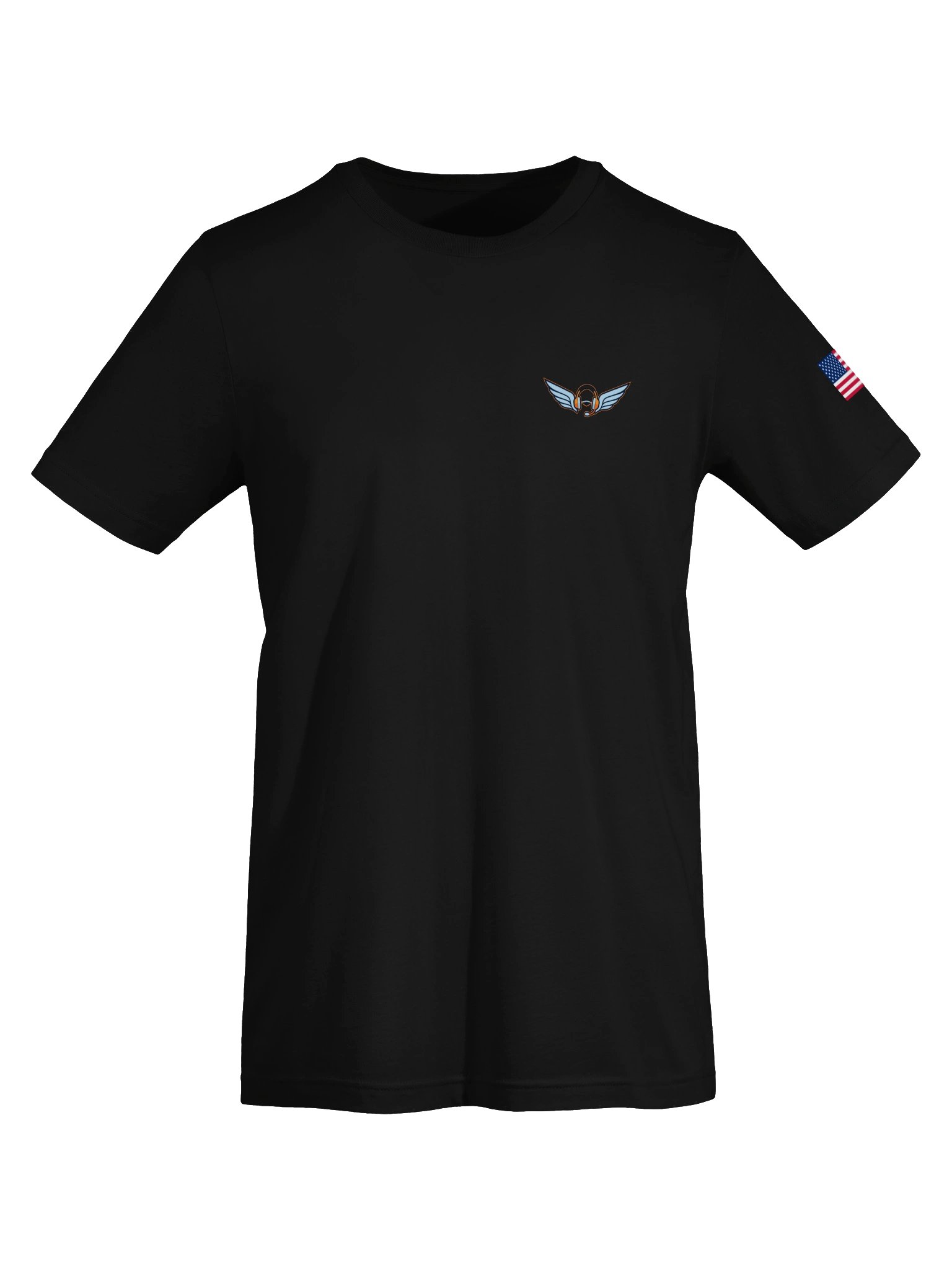 Winged Headset Logo Tee product image (6)