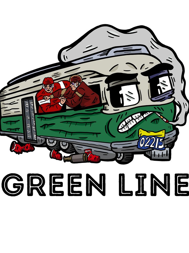 GREEN LINE STICKER product image (1)