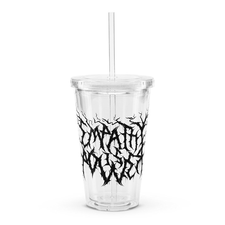 *NEW!* EIP Double Walled Clear Plastic Tumbler (16 oz) BLACK product image (1)