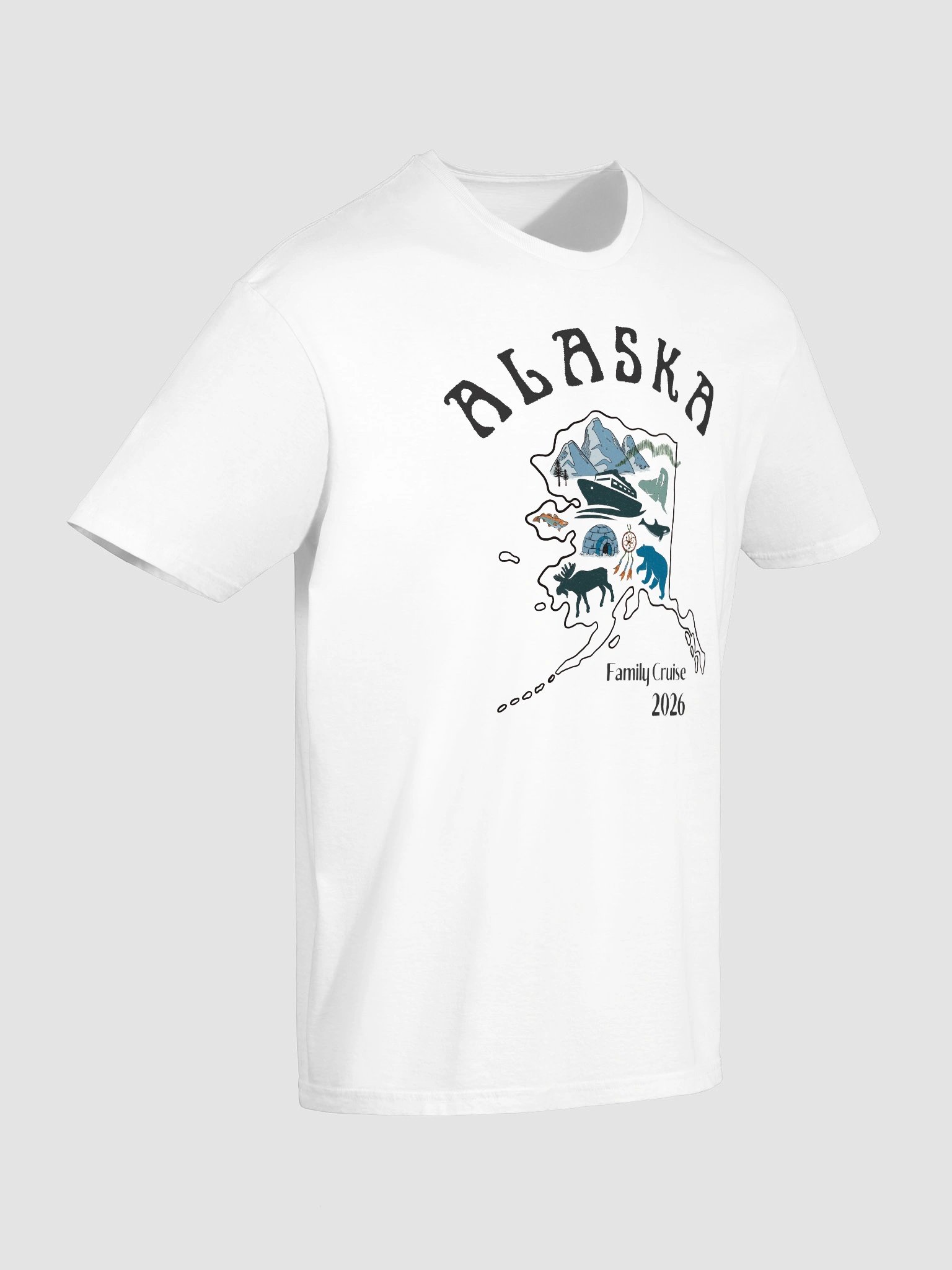 Alaska Cruise Family Adult Matching T-Shirts product image (25)