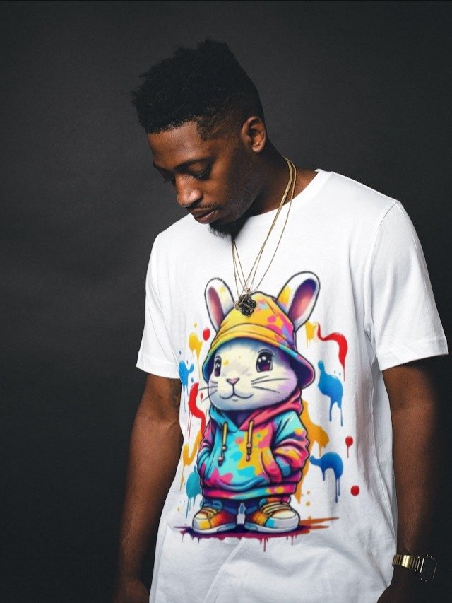 Bunny Digital Download - PNG hip hop bunny printable product image (2)