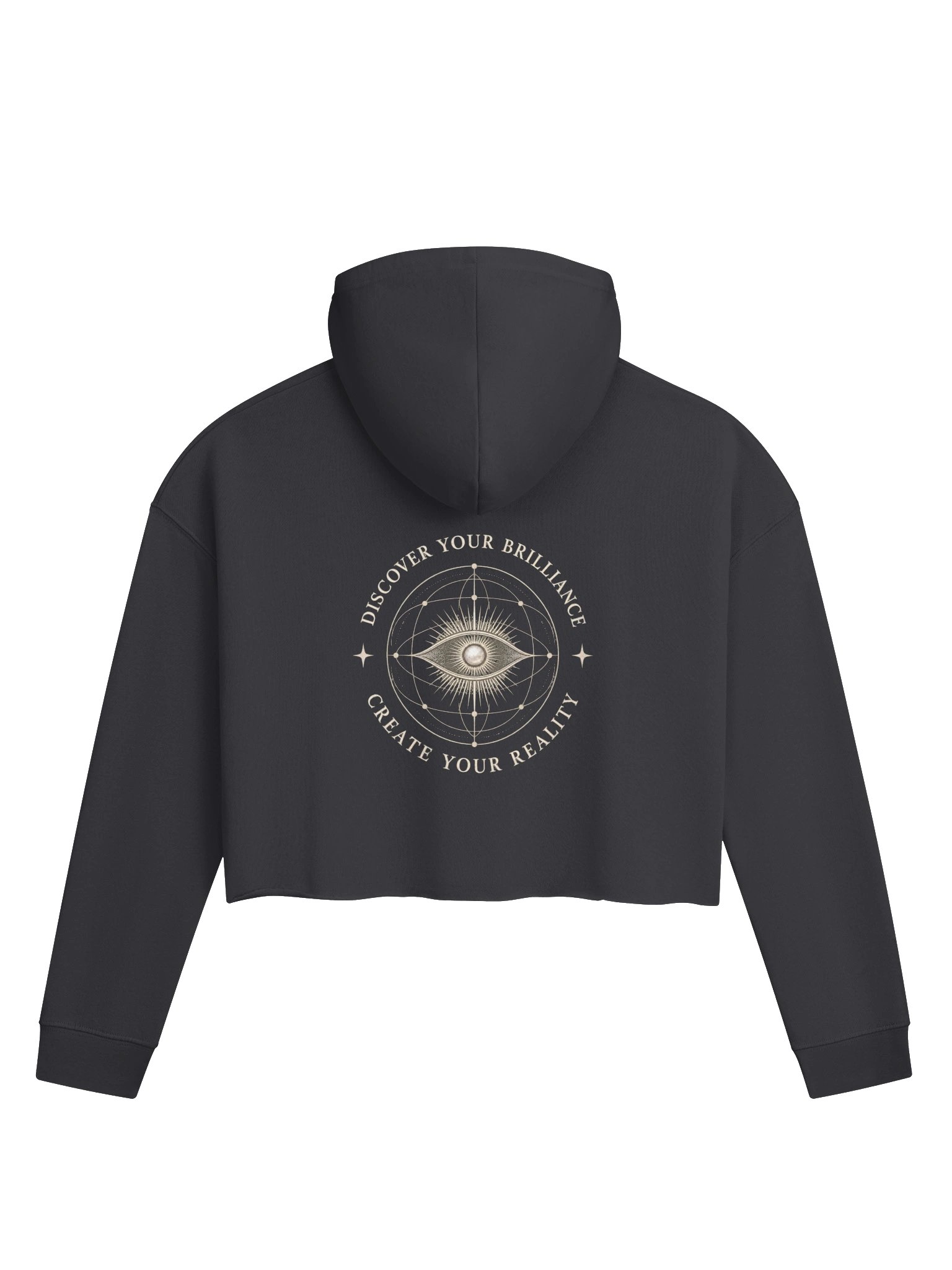 Brilliance & Reality ✦ Cropped Hoodie product image (2)