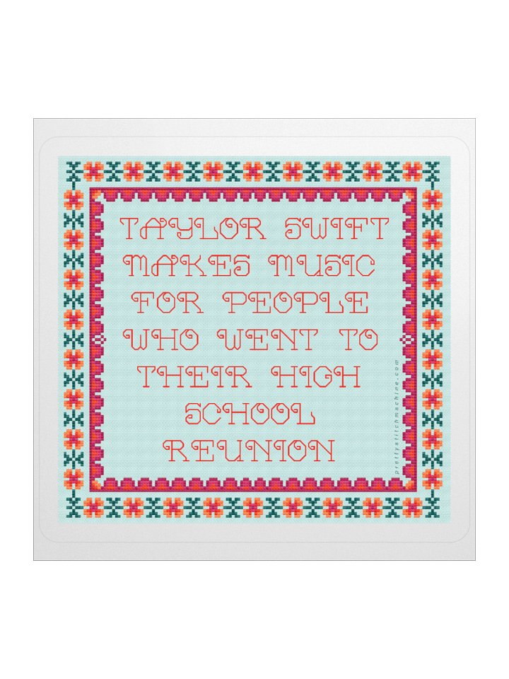 Music for People Who Went to Their High School Reunion Sticker product image (3)