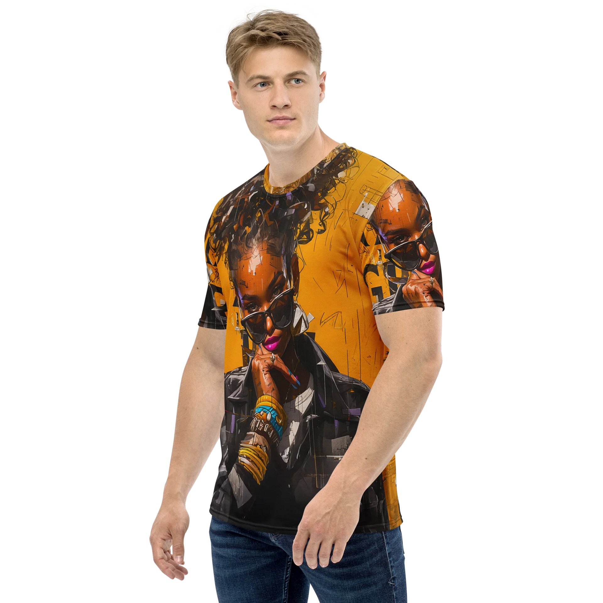 Lit Projecktz Lit Vibin' AOP Graphic Tee product image (5)