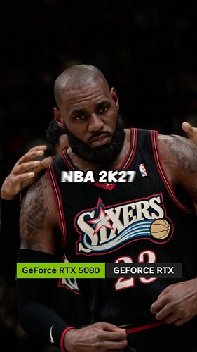 This is ACTUALLY what DLSS 5 looks like debuting in NBA2K27 #RTXON #GeForcePartner