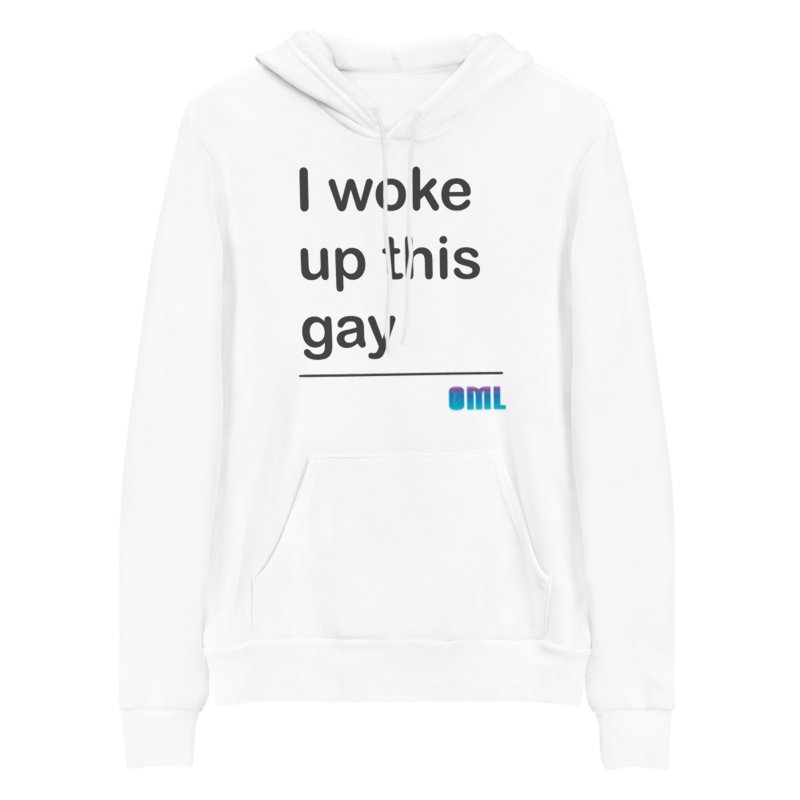 I Woke Up This Gay Hoodie - White product image (1)