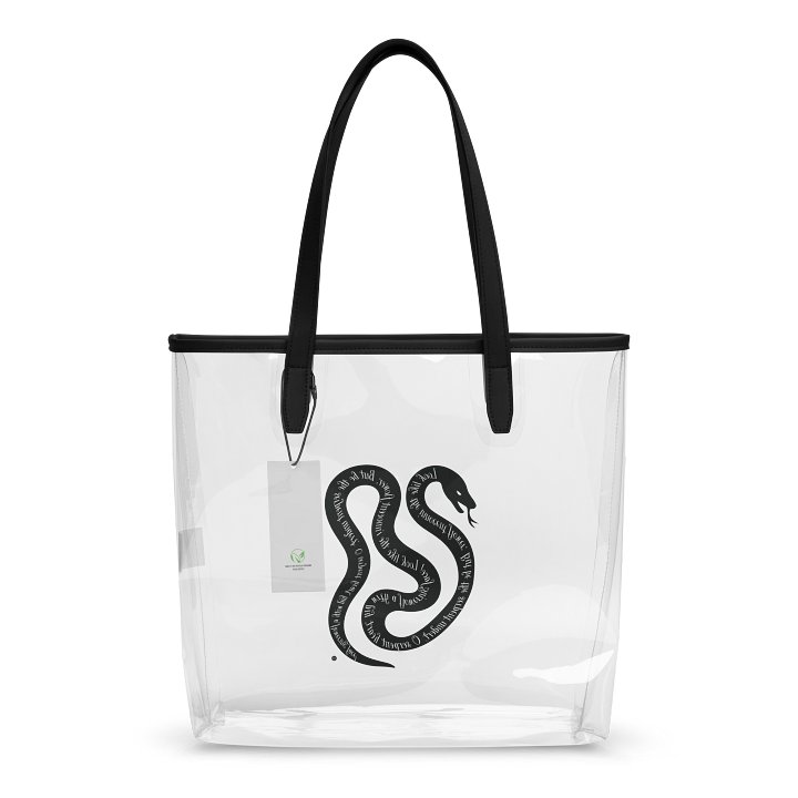 Serpent's Verse Clear Tote product image (2)