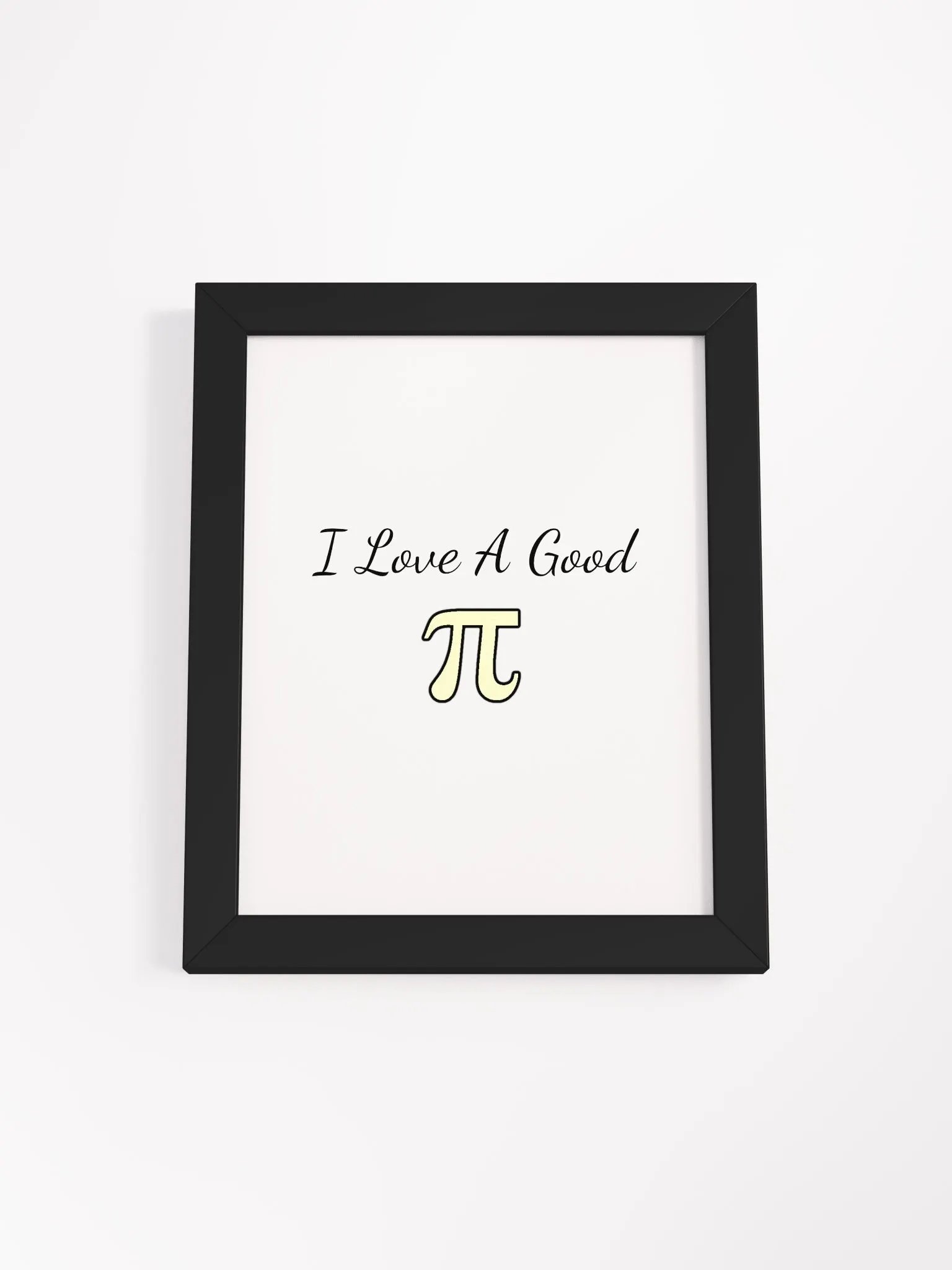 Cream "pi" Framed Poster product image (8)
