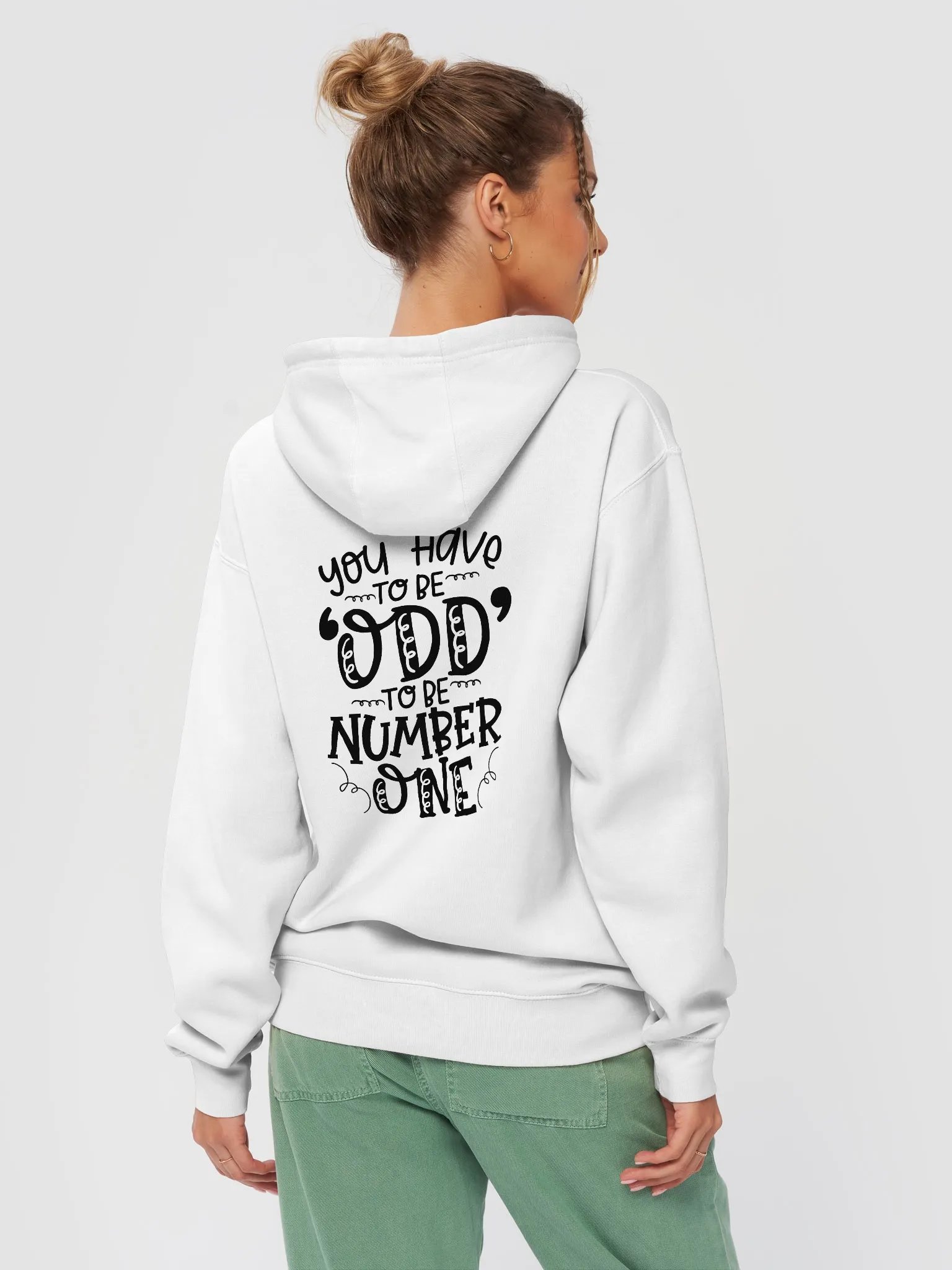 Odd to be Number 1 Premium Pullover Hoodie product image (4)