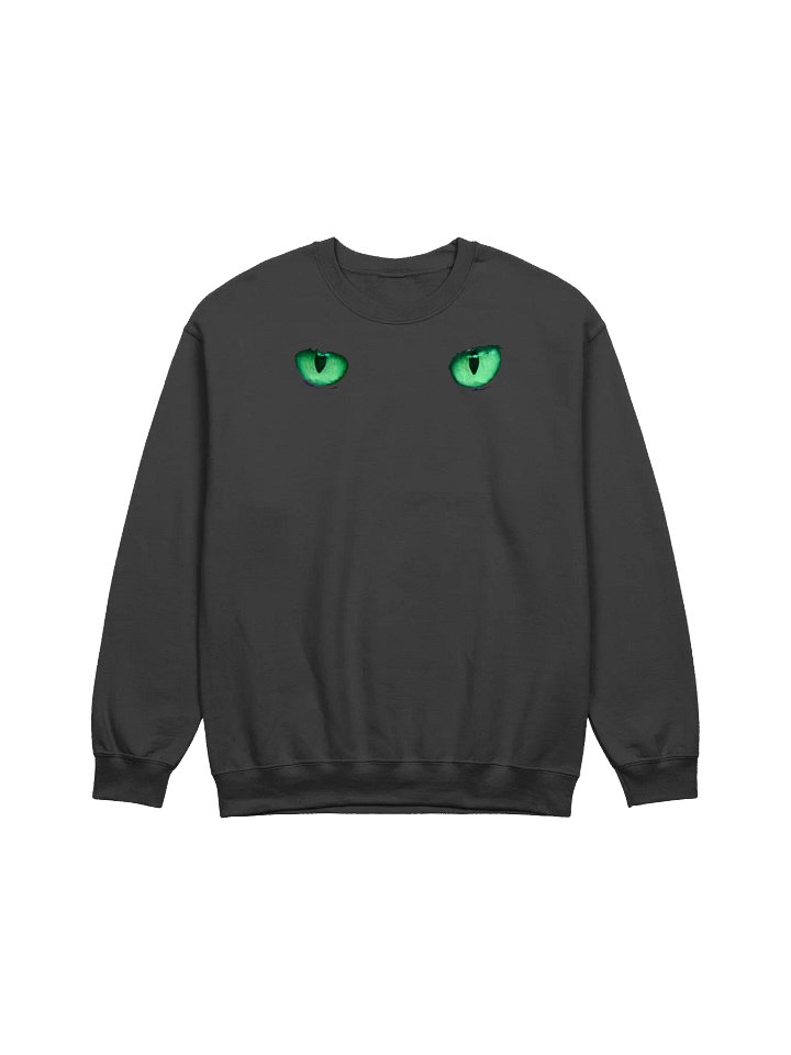CAT EYES GREEN SWEATSHIRT product image (1)