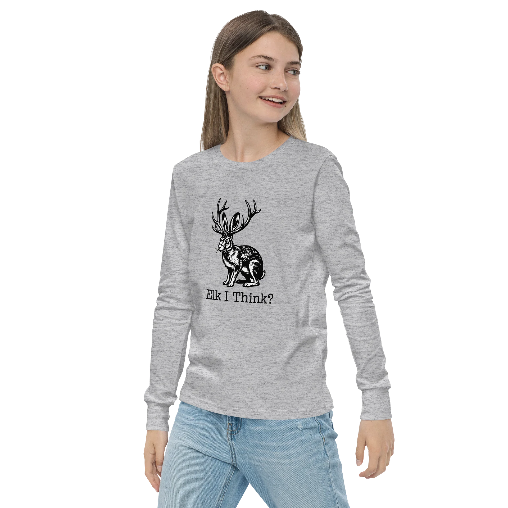 Elk I Think? Youth Long‑Sleeve Tee — From Range To Field product image (10)