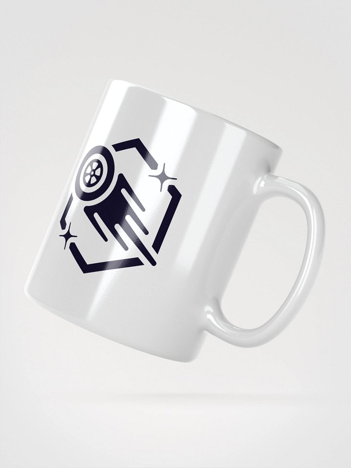 White Ceramic Mug (Dark Logo) product image (5)