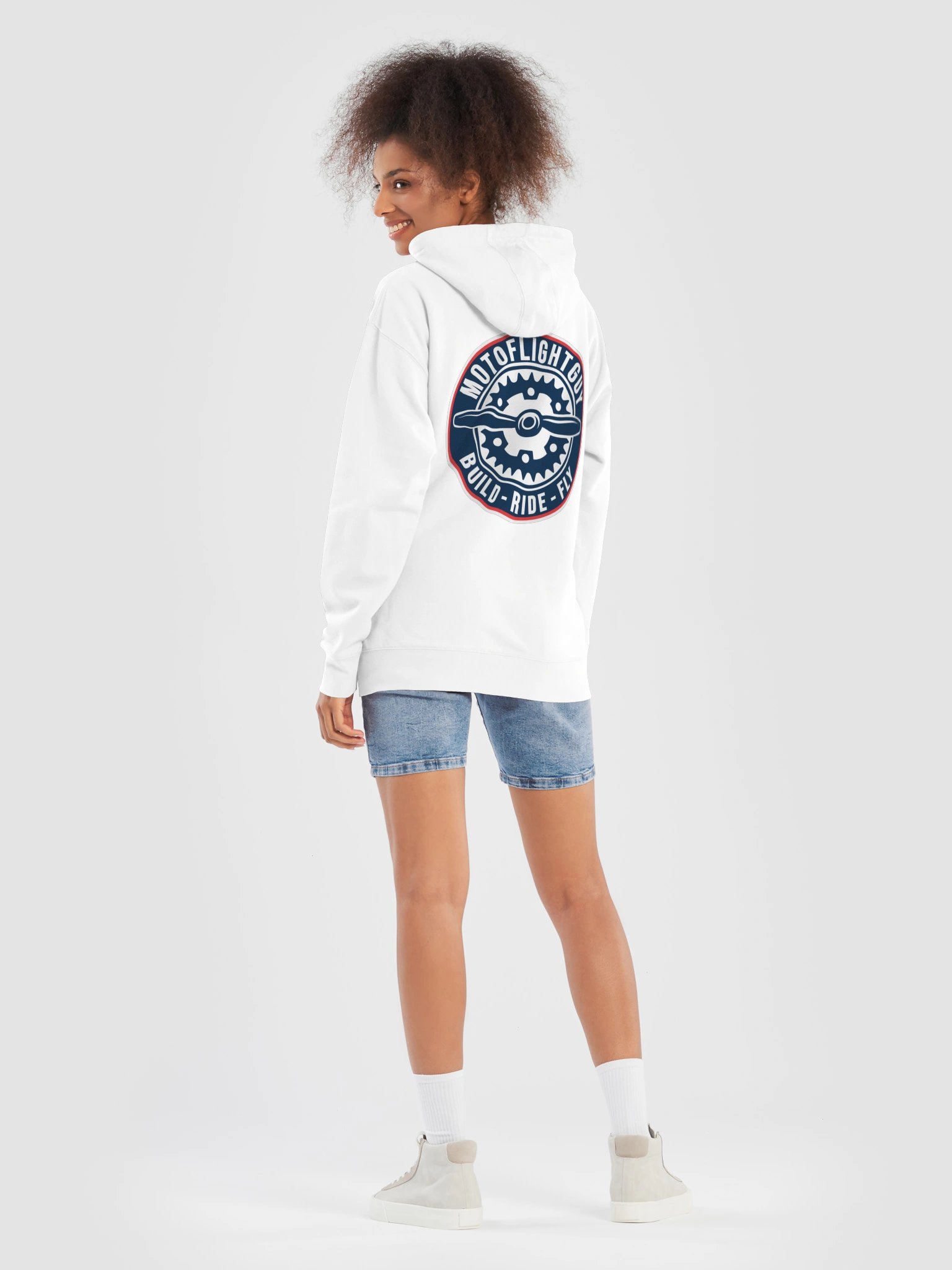 MFG Logo Hoodie White product image (8)
