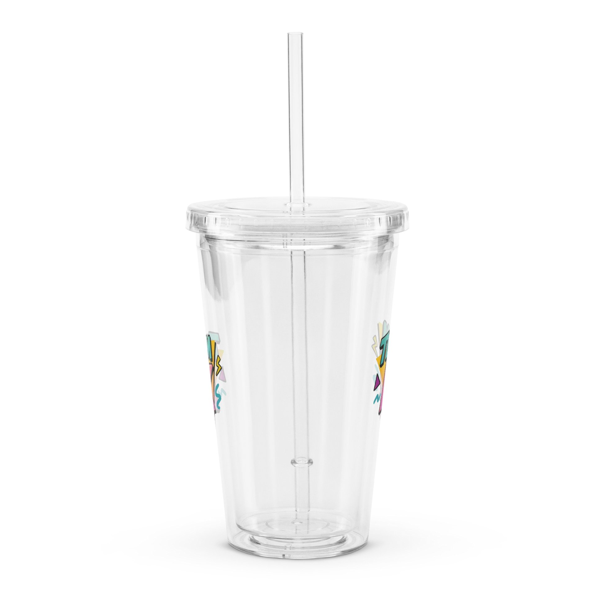 Team K 1990's Clear Plastic Tumbler product image (4)