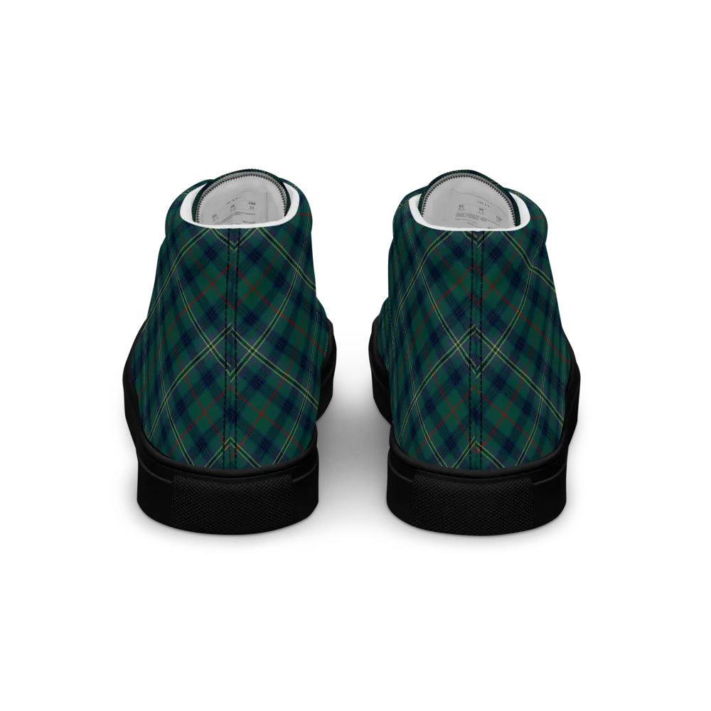 Kennedy Tartan Men's High Top Shoes product image (6)