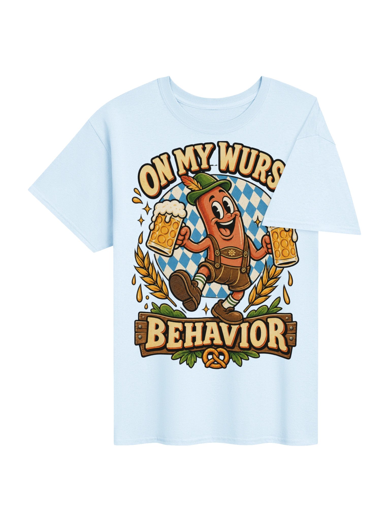 On My Wurst Behavior Oktoberfest T-Shirt product image (94)
