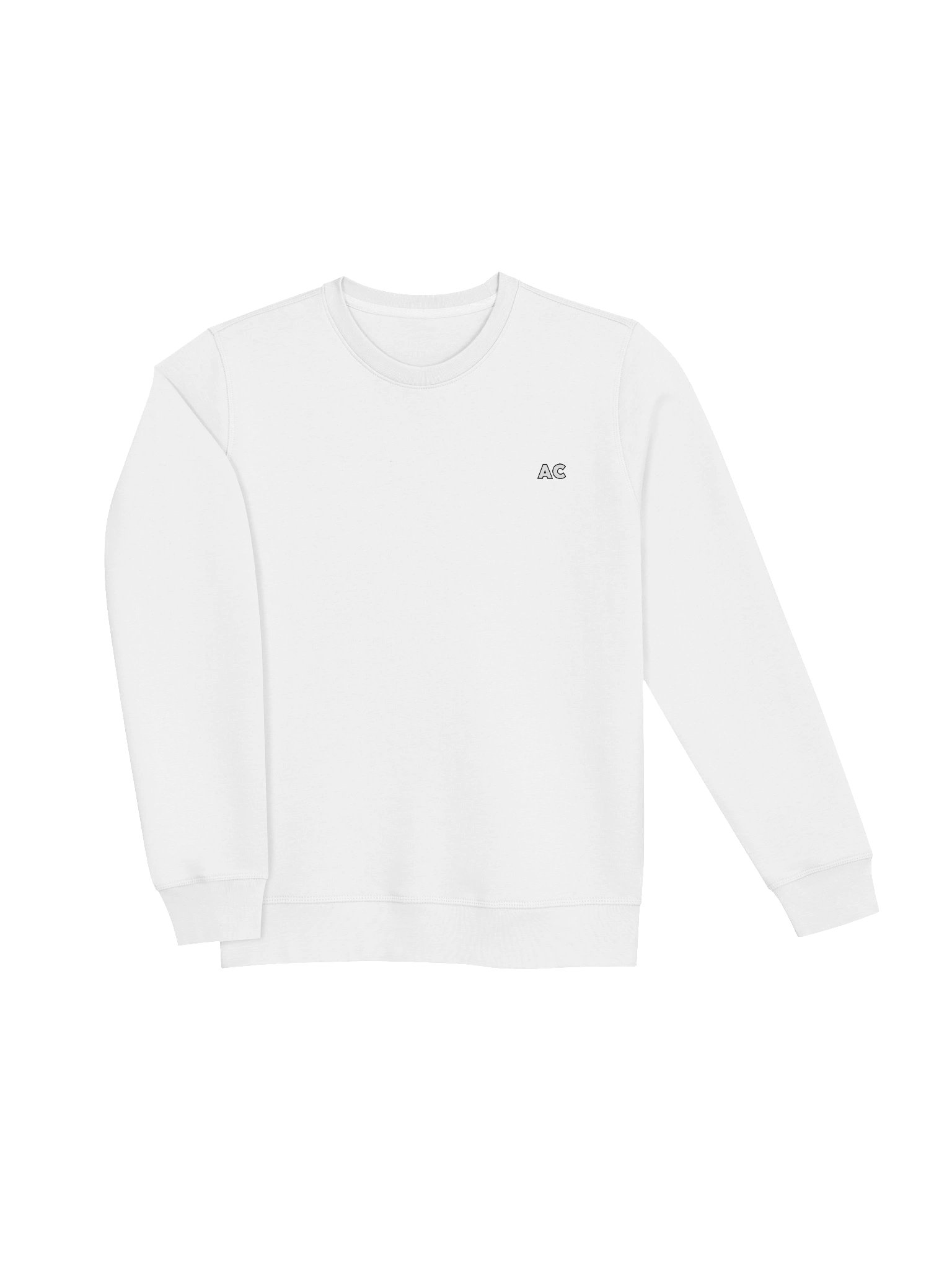 AC Essential Crewneck Logo White product image (7)