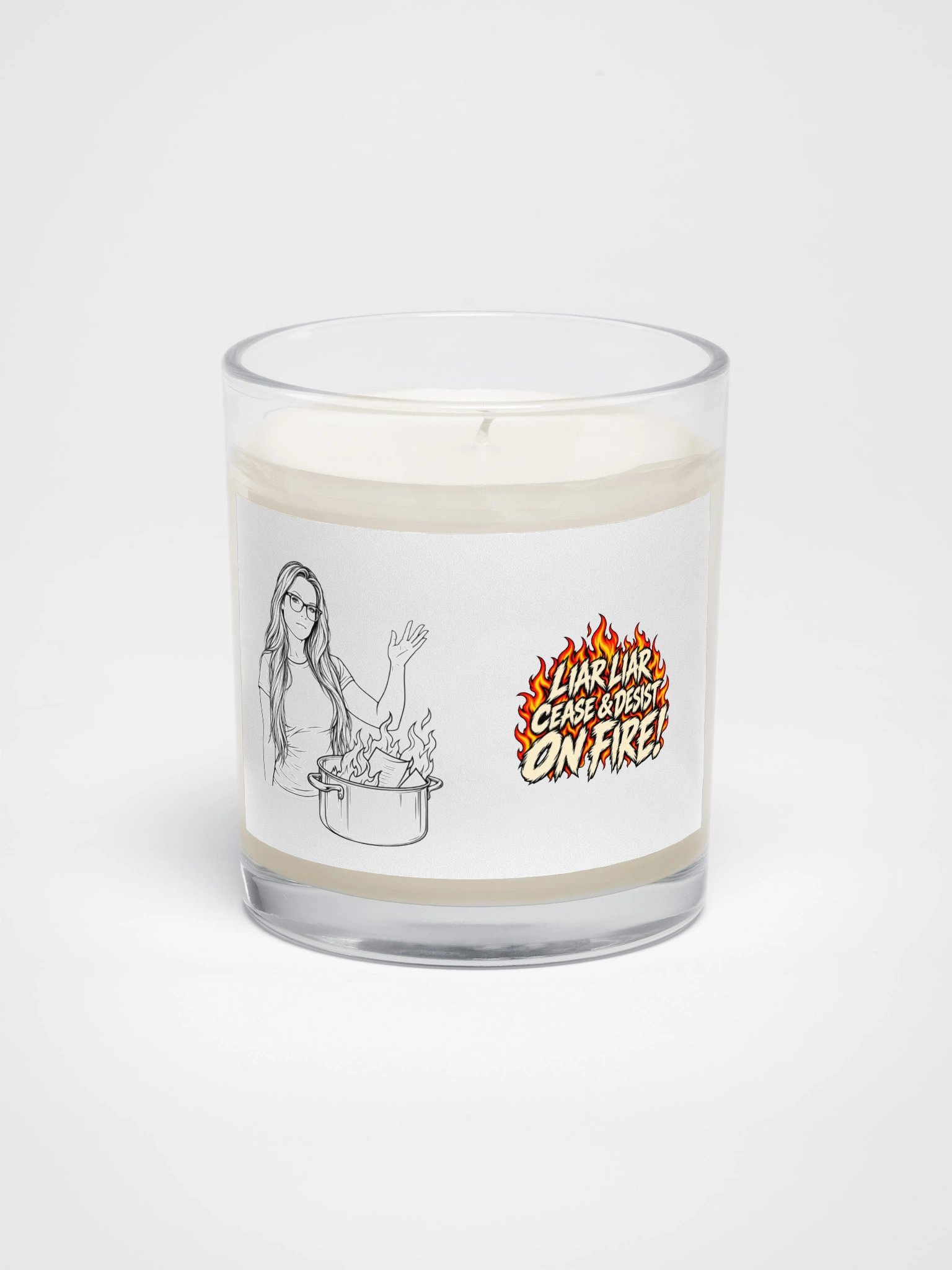 Liar Liar Cease & Desist on Fire product image (1)
