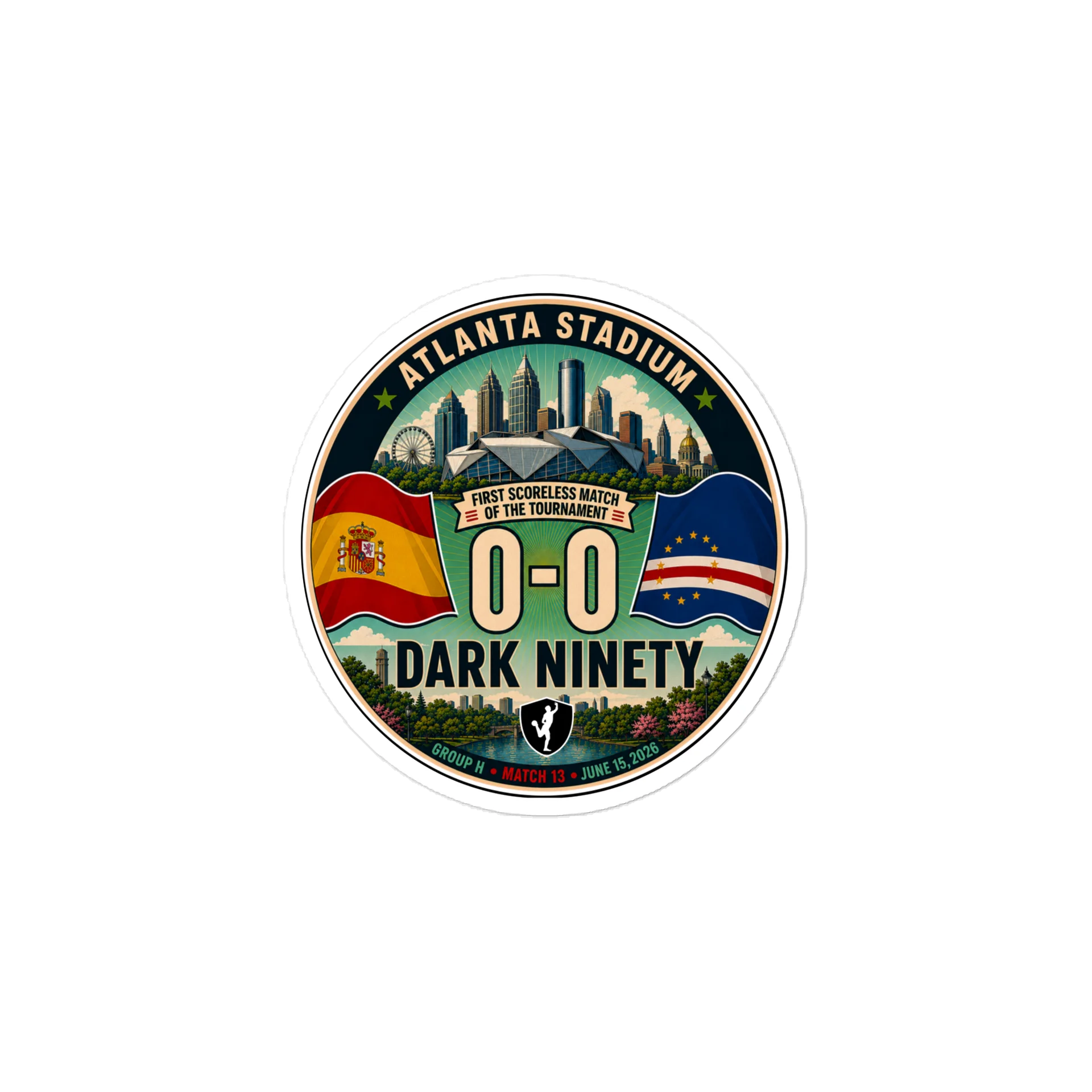 O-O Dark Ninety Commemorative Sticker product image (1)
