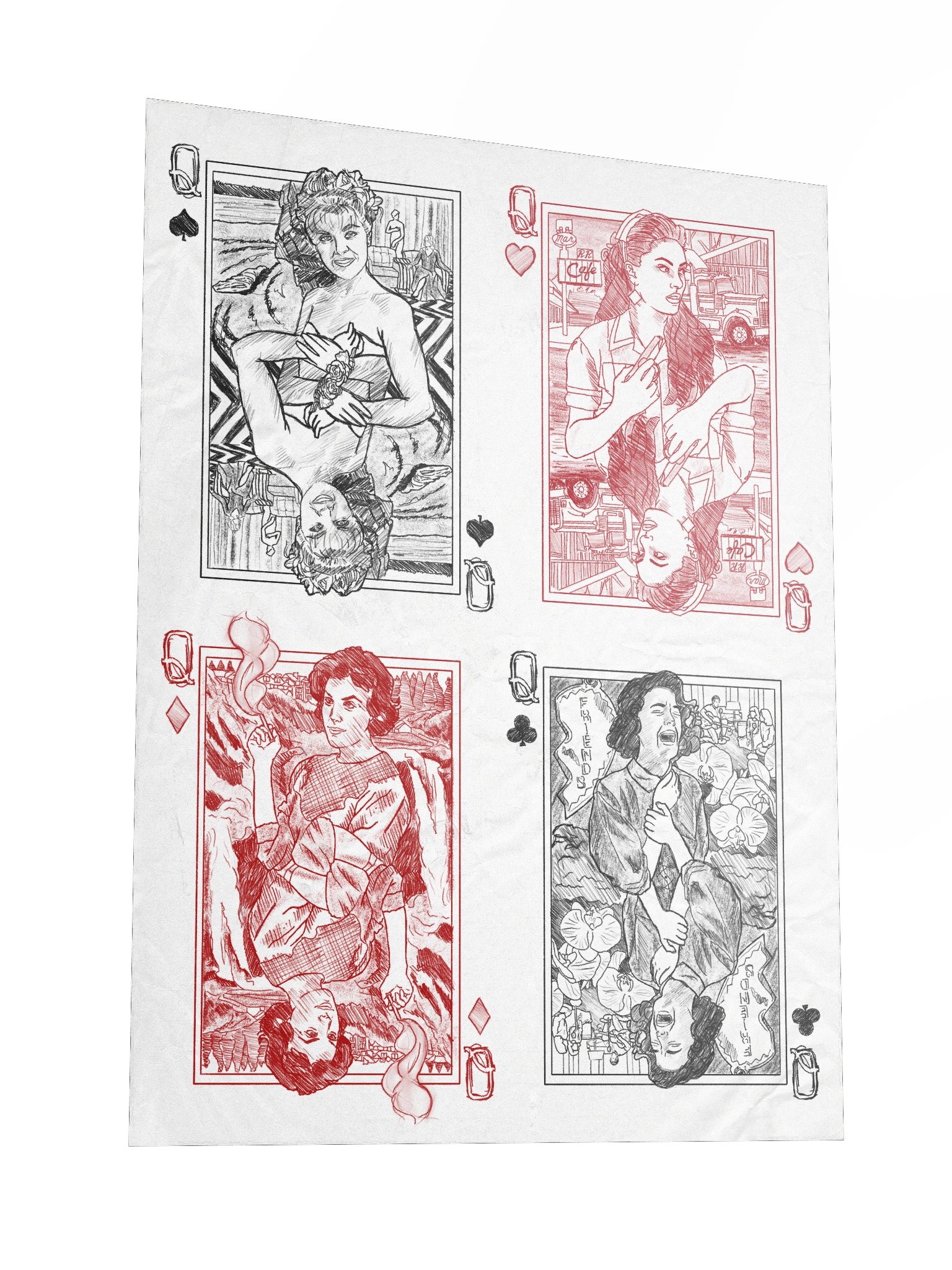 Four Queens, Two Peaks Poster product image (3)