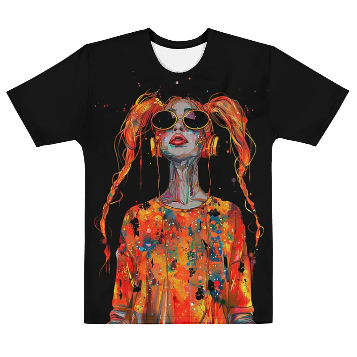 Lit Projecktz Komm Hierher, Fühl Den Vibe AOP Graphic Tee product image (1)