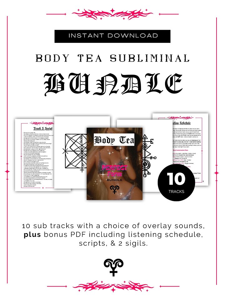 Body Tea: Perfect Form Subliminal Bundle product image (2)