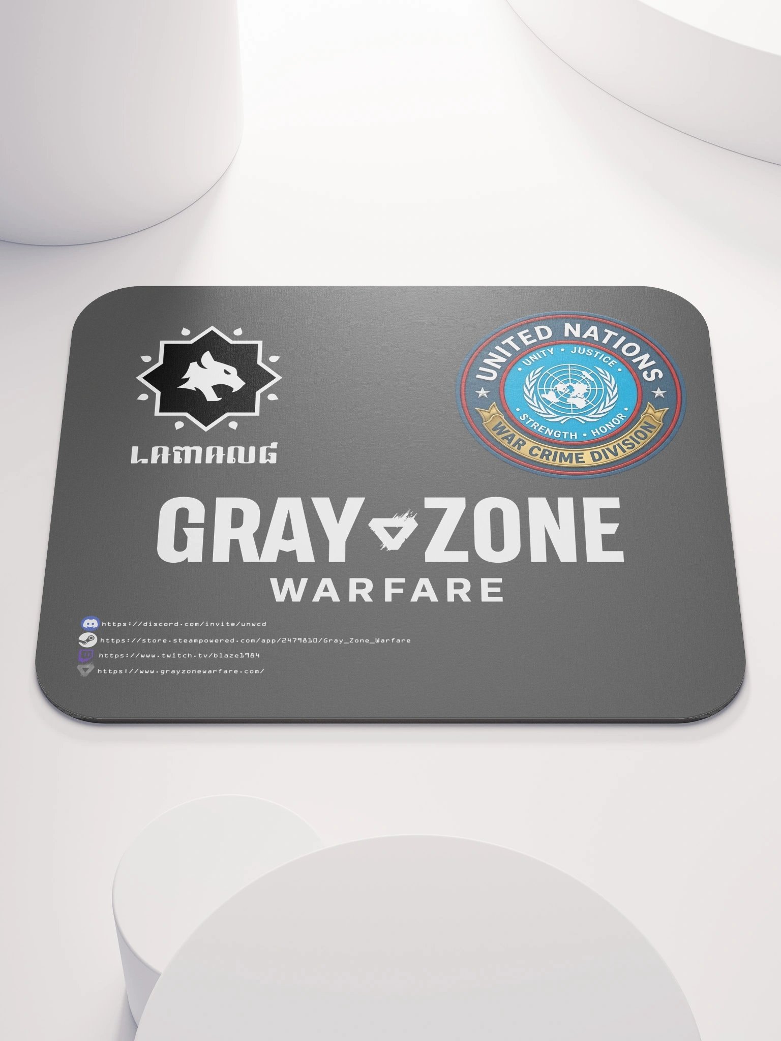 UNWCD/LRI Mouse Pad - Gray product image (1)